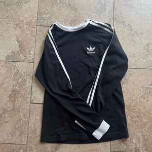 Adidas orginals 3-stripes crewneck long sleeve shirt